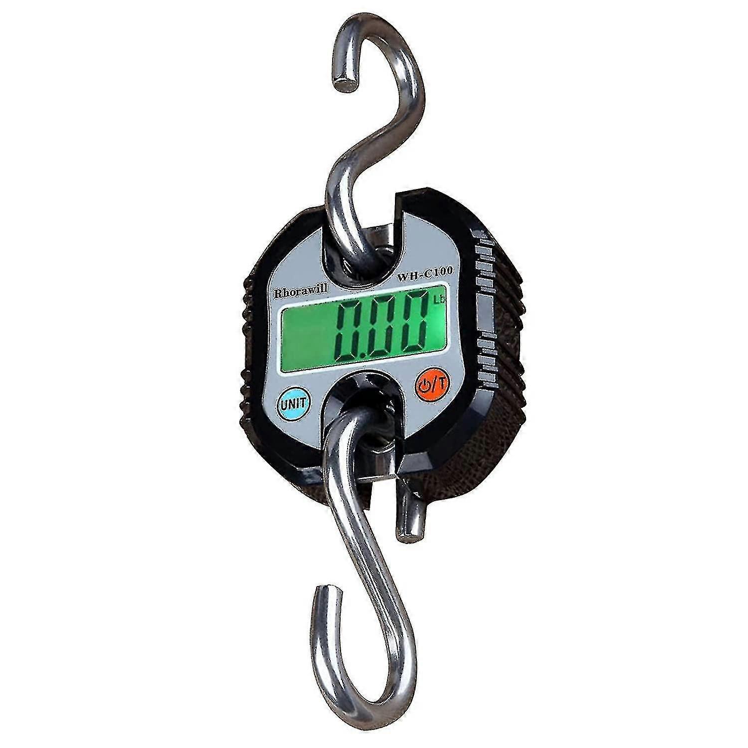 Crane Scale 150kg Digital Hook Scale, Double Accuracy, LED Display, ABS Shell, Stainless Steel Hook, for Home, Fishing, Hunting