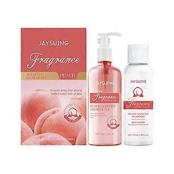 Women's White Peach Scent Shampoo and Bath Set White Peach Scent Shampoo and Bath Set