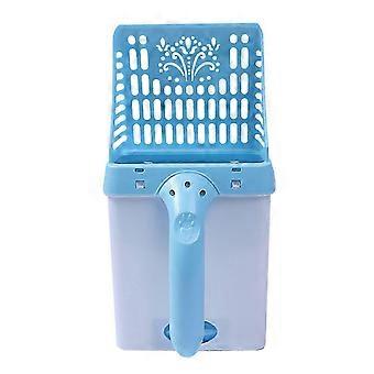 2024 Advanced Multi-functional Cat Waste Cleaning Scoop with Deep Trowel and Detachable Storage Holder