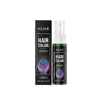 EELHOE The Green Temporary Hair Spray Is Cool, Fashionable, Natural, Color-Matching And Evenly Covers The Hair Modifier