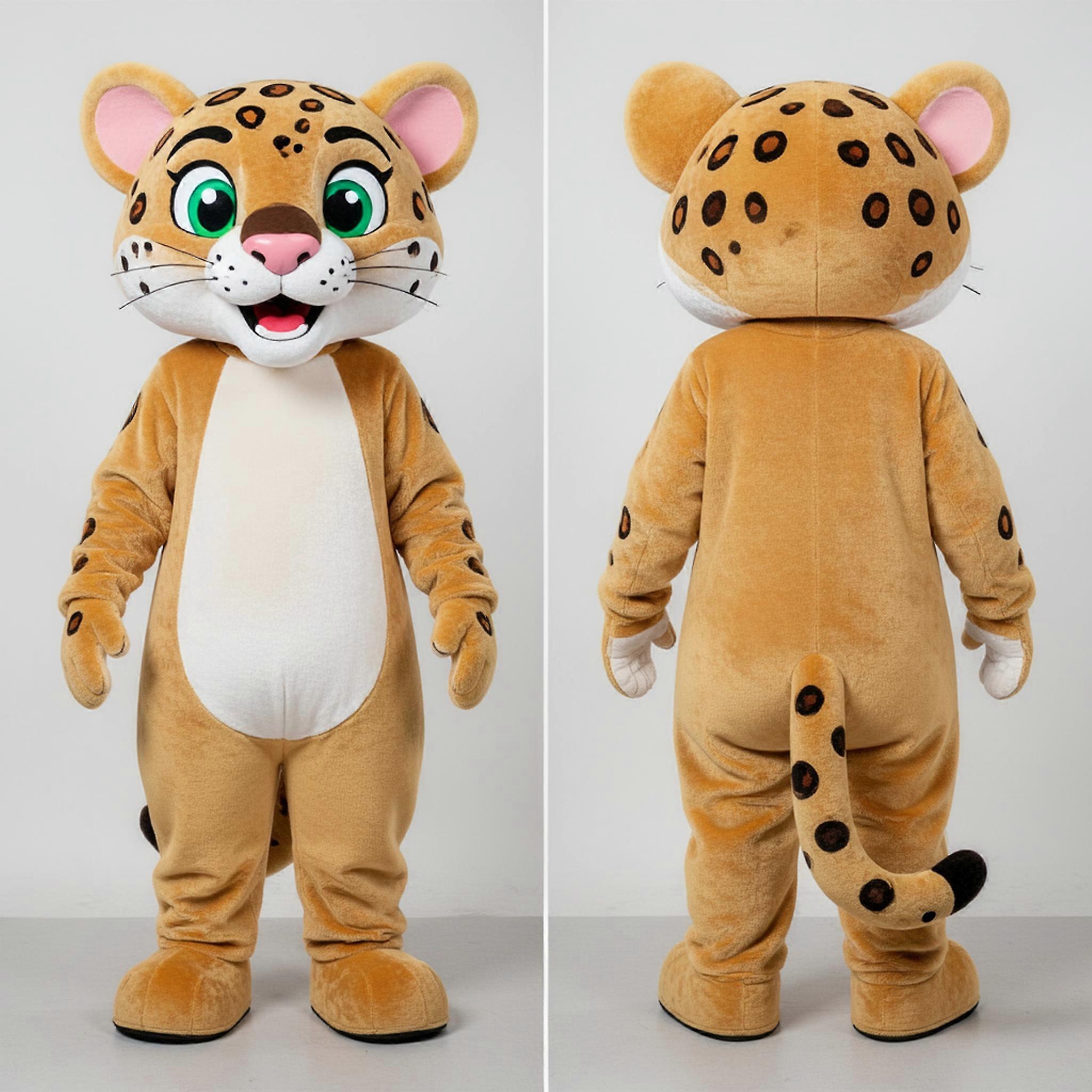 MASTICOT Tan Playful Jaguarundi Mascot