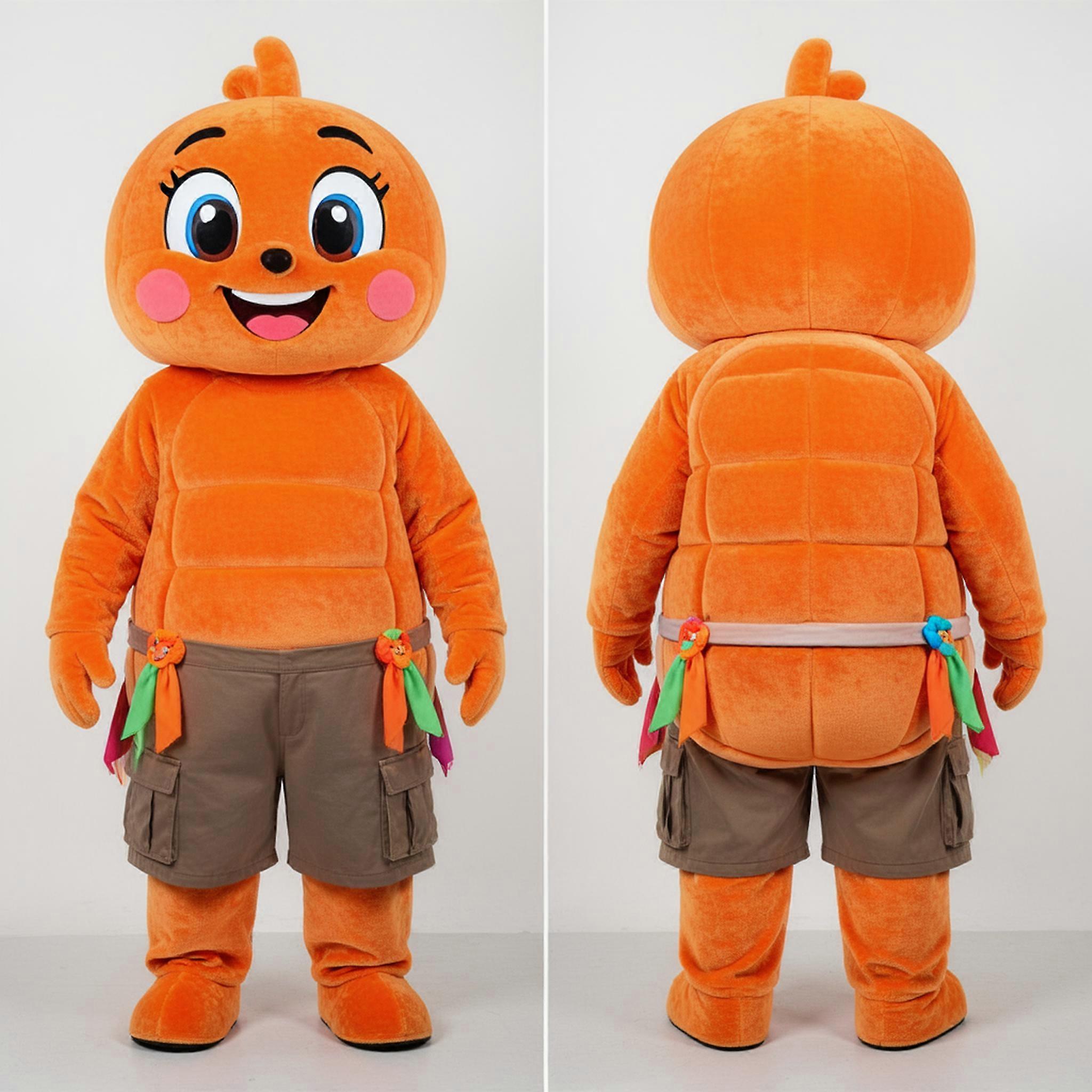 MASTICOT Tan Velvety Mandarin Mascot