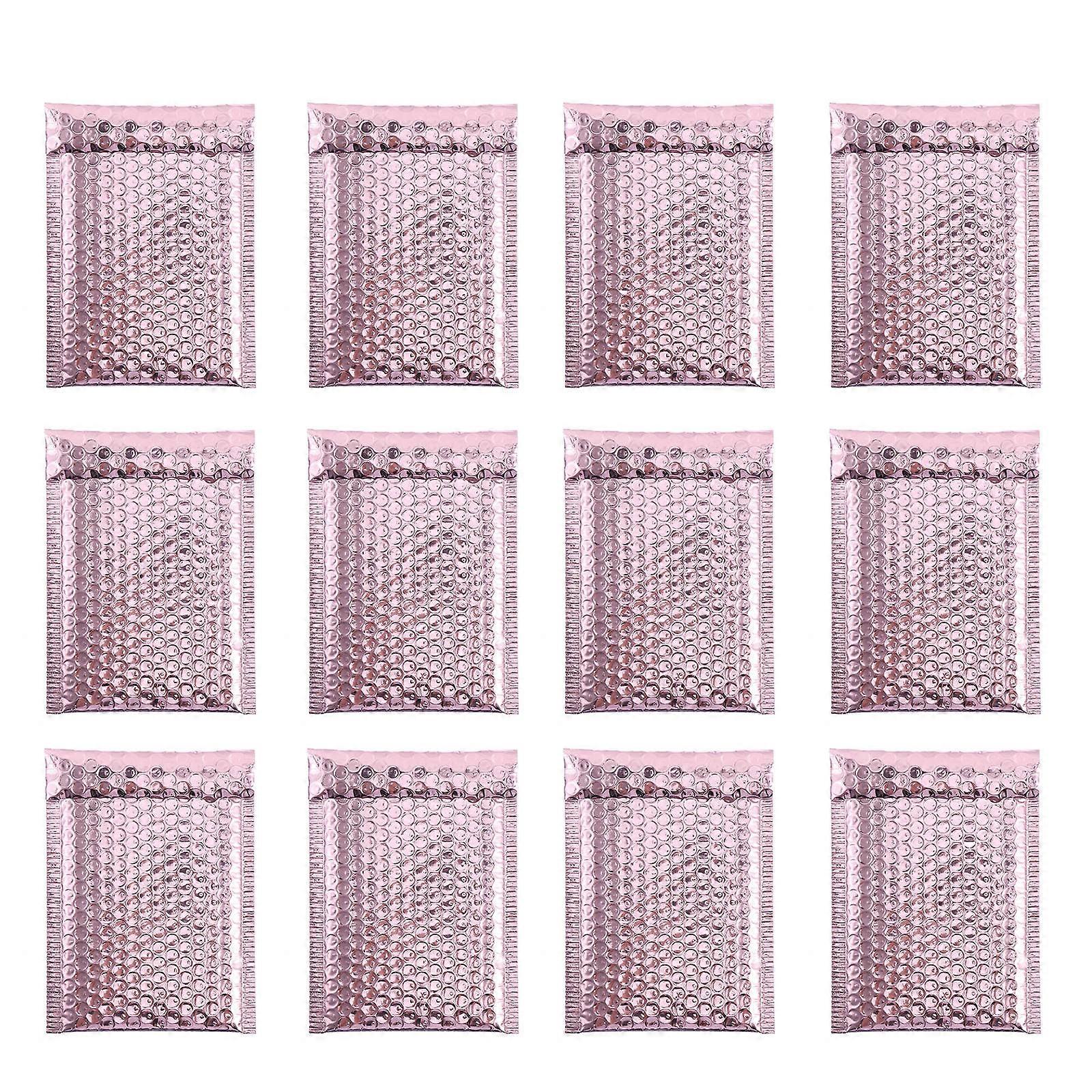 Bubble Package Envelopes for Mailing 12Pcs Pink Padded Envelopes
