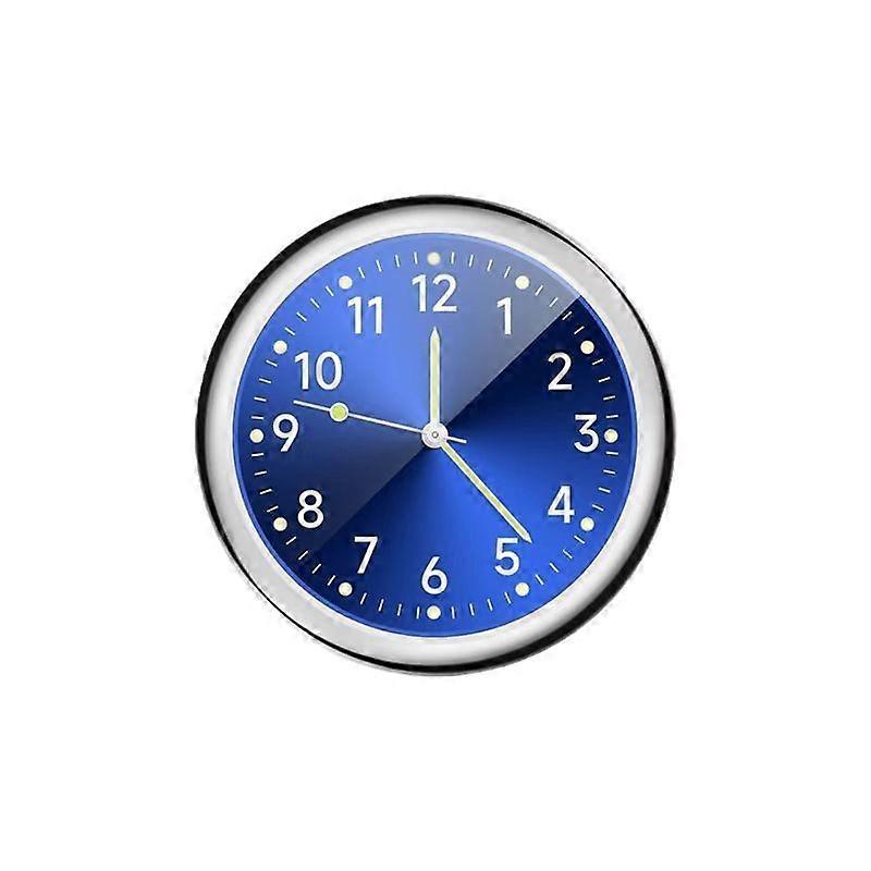 Car clock Quartz clock GOLD blue