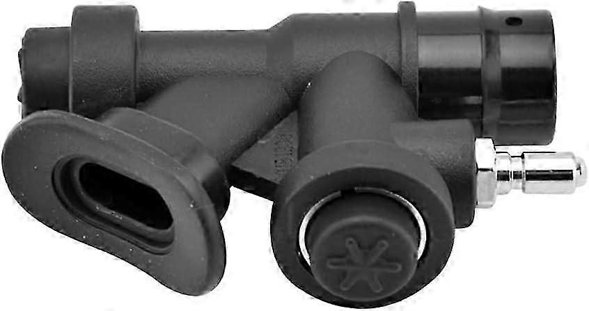 Durable Oral Inflator Valve Wide-Bore Design