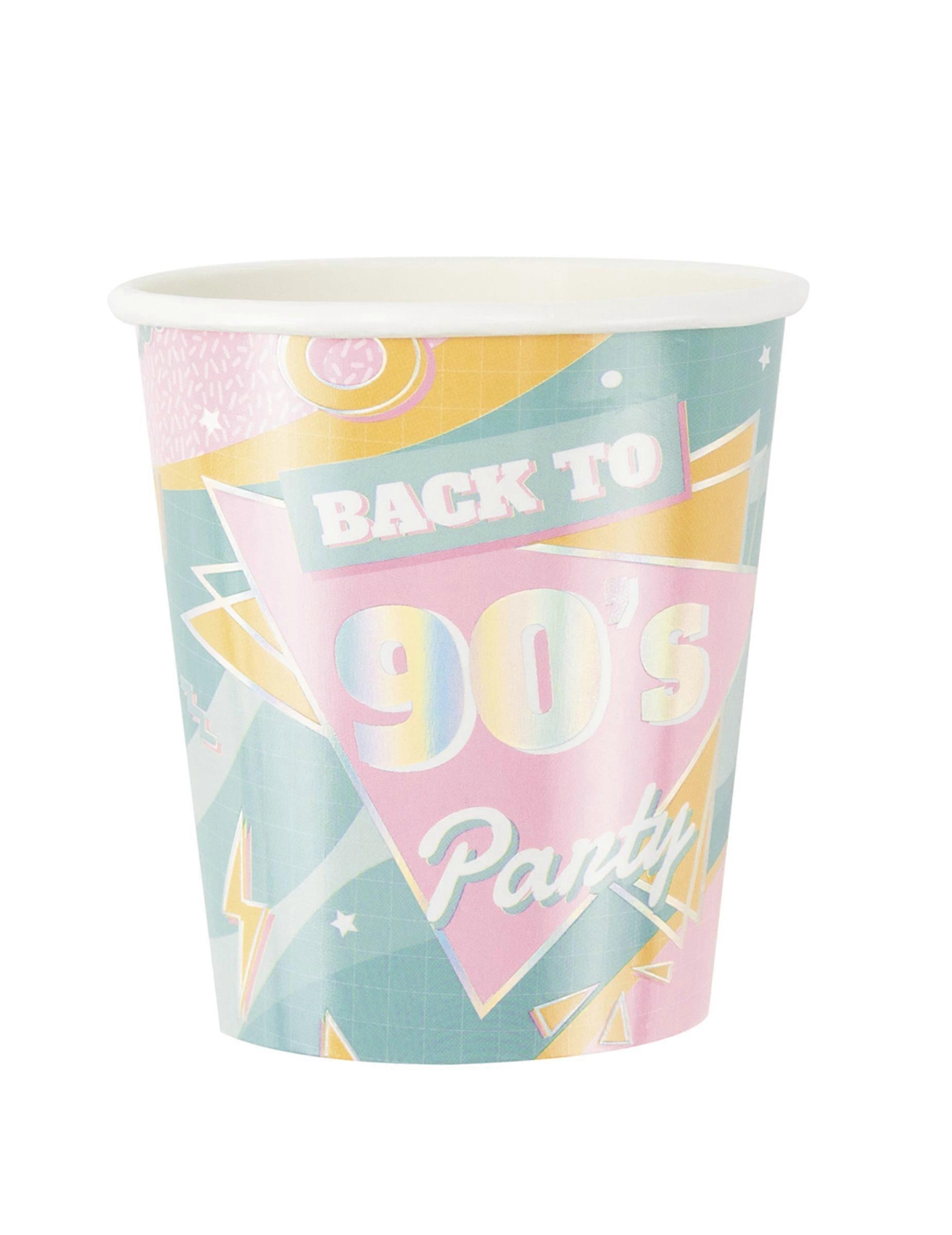 8 Gobelets carton années 90