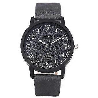Distinguished Women's Quartz Watch with High-end Blue Glass and Life Waterproof Design for Couples - Woman