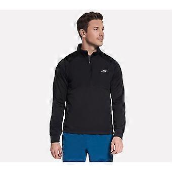 Skechers GODRI All Day Thermal 1/2 Zip Men's Black Jacket