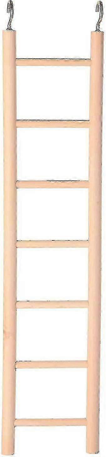Wooden Step Ladder 32 cm Beige
