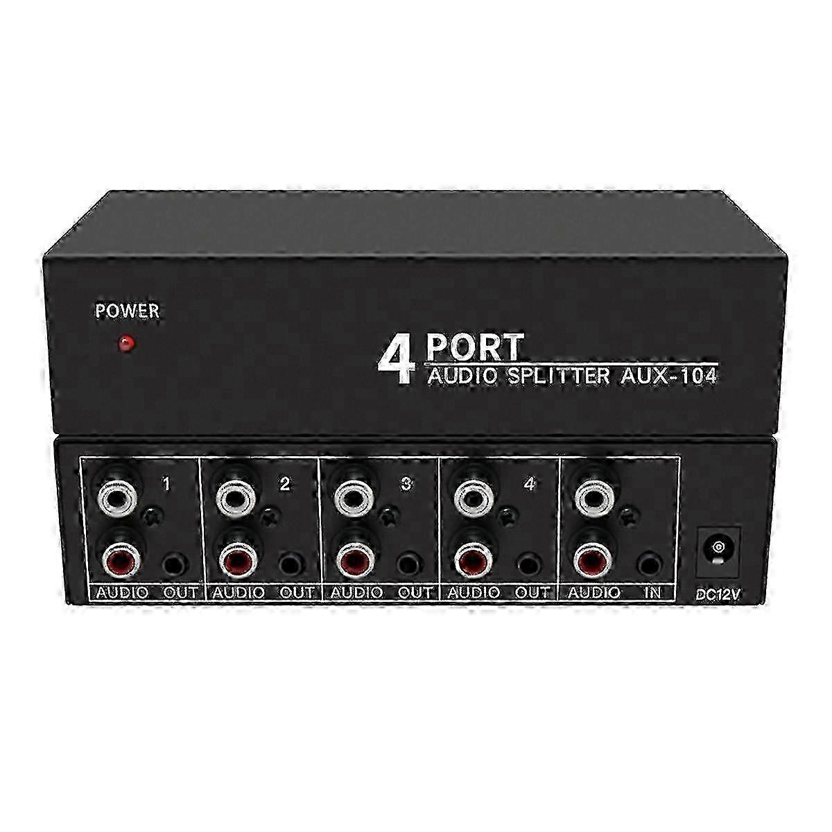RCA 1x4 Stereo Audio Distributor