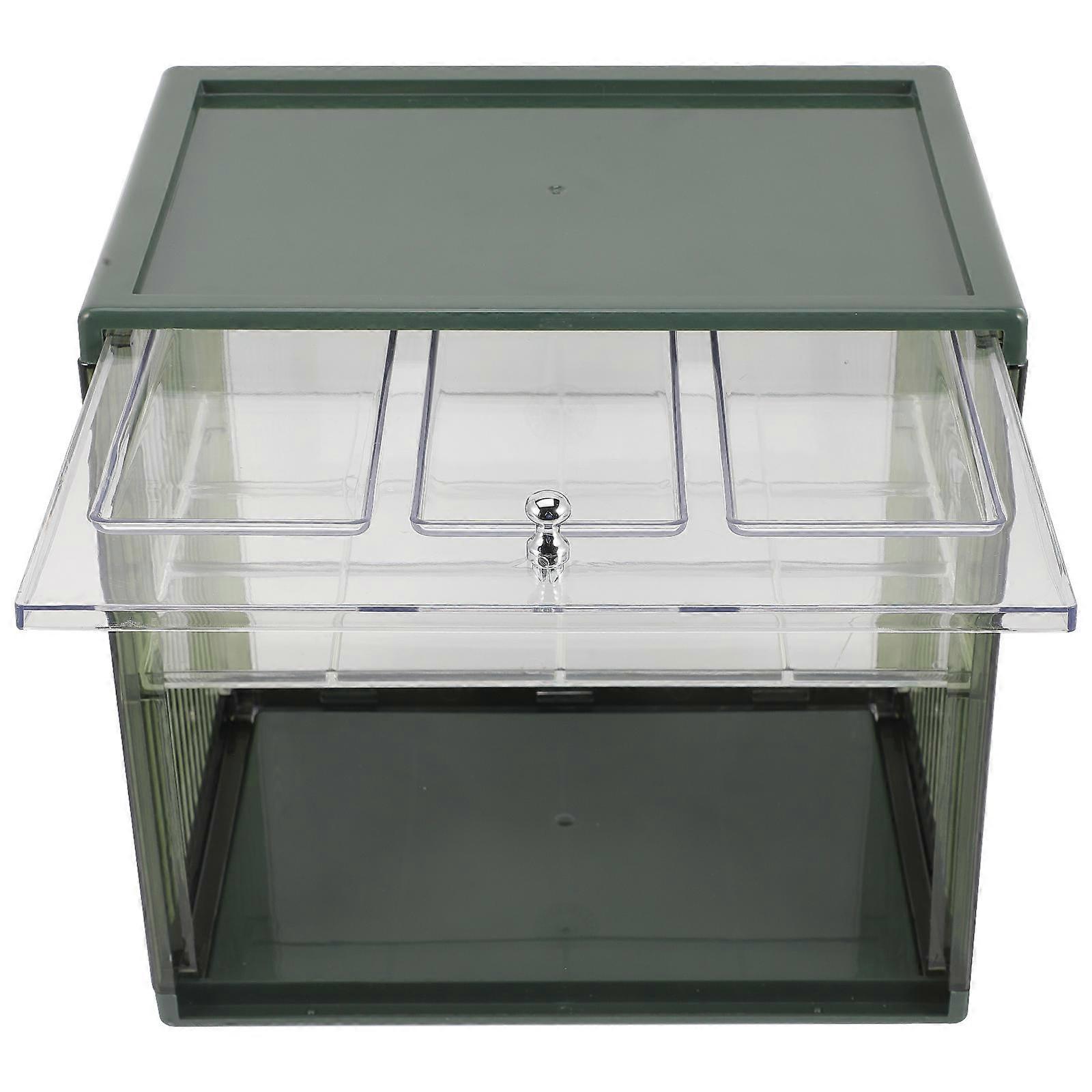 Transparent Double Layer Cup Storage Shelf for Kitchen Organization