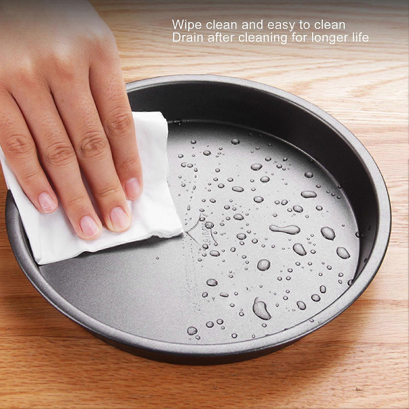 3 Pcs Non Stick Baking Pan 10in Pizza Baking Pan Multi Function Baking Pan for Cooking
