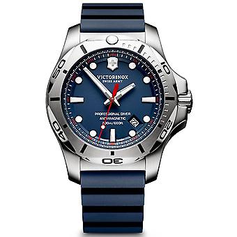 Victorinox inoxidável inox relógio para analógico homem Quartz com pulseira de borracha V241734
