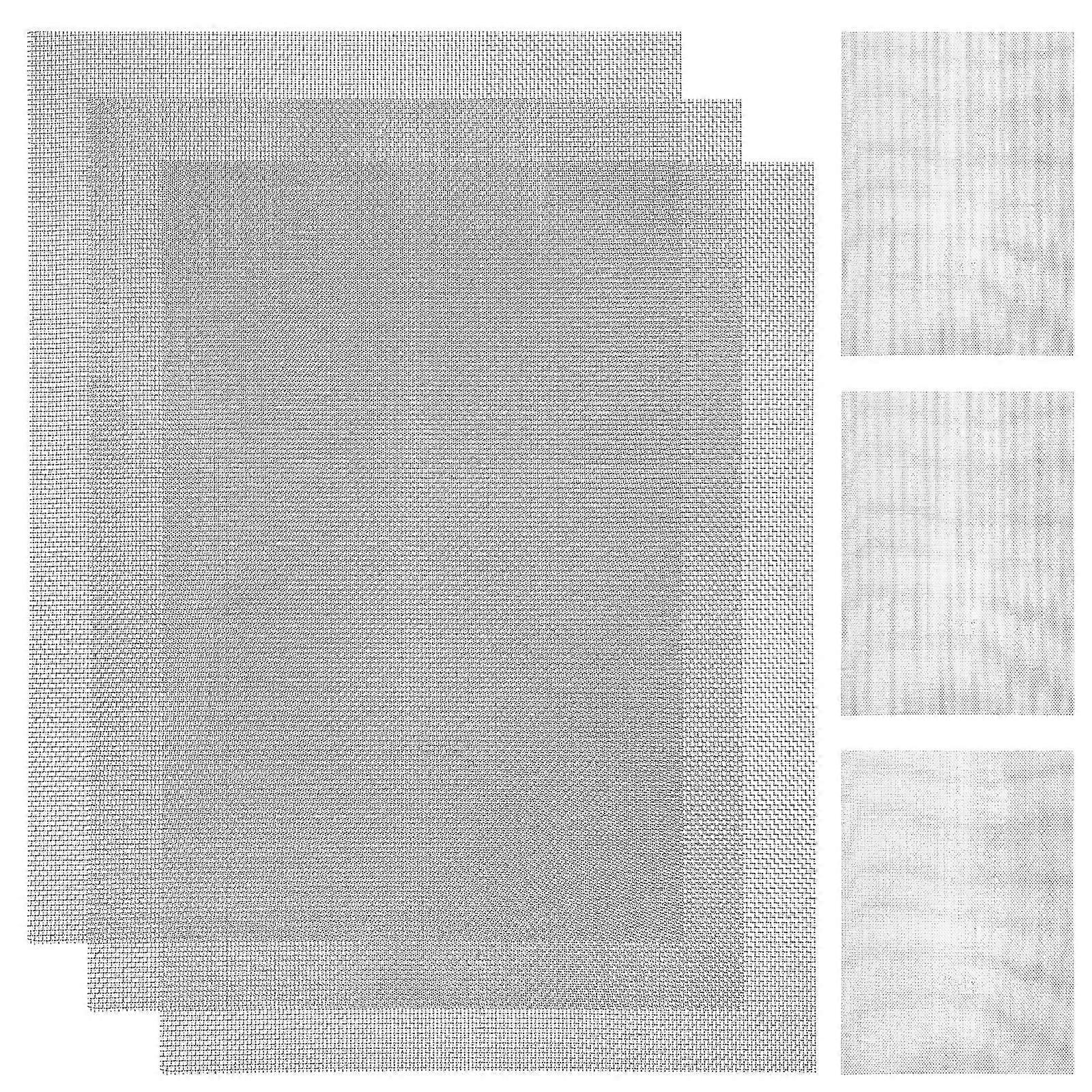 6pcs Mesh Screen Stainless Steel Mesh Filter Woven Mesh Sheets Screen Patch Mesh Wire Screen Window Screen
