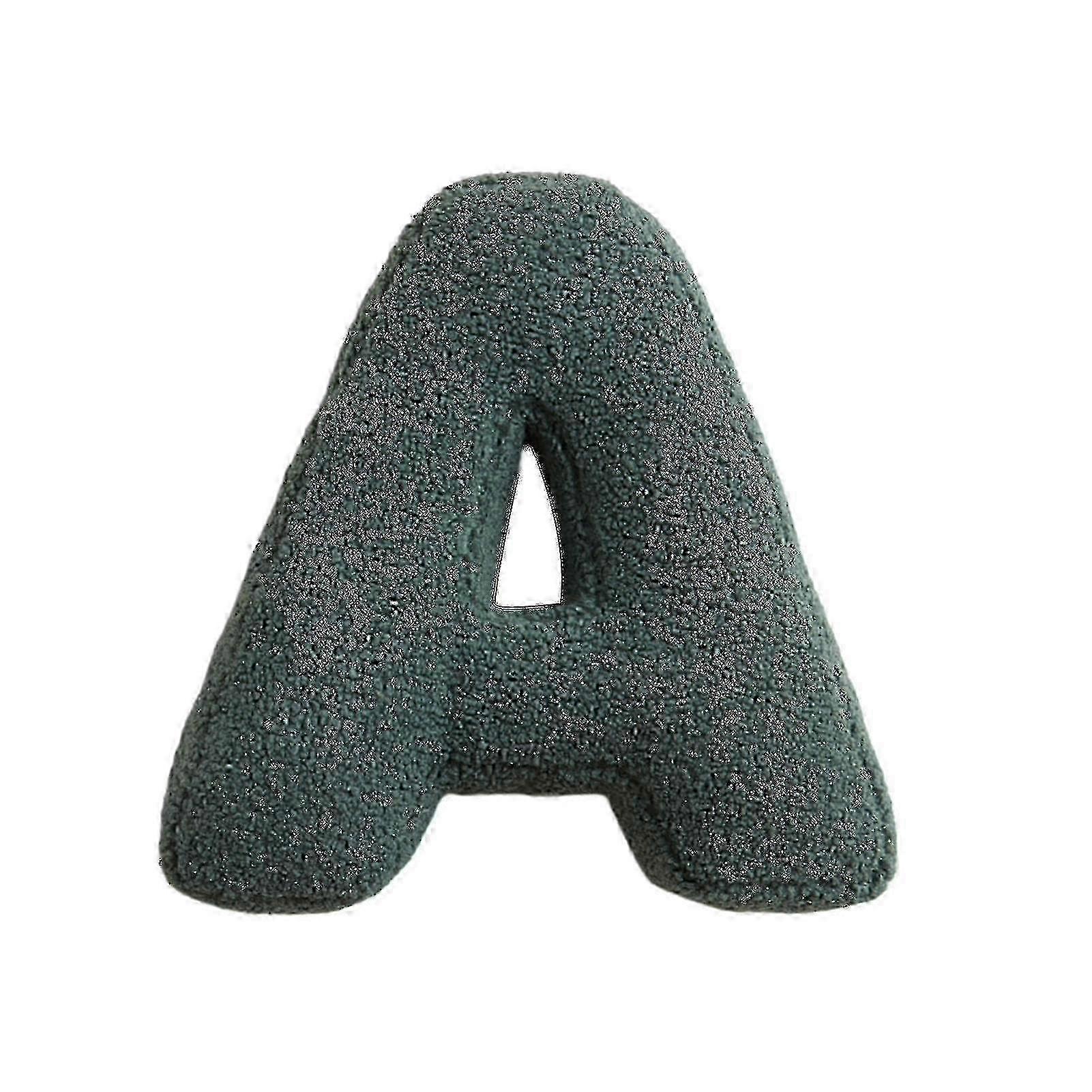 Fluffy Letter Shape Pillow Learning Aid