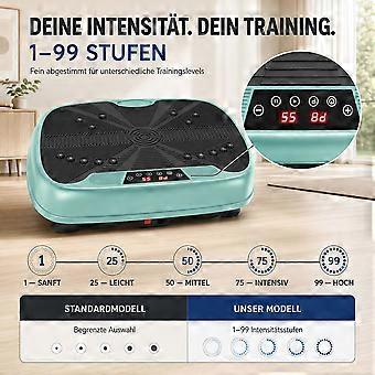 Vibration plate training device, whole body training fitness platform, vibration plate with resistance bands for home training equipment with speed co