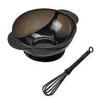 Hair Dye Mixing Bowl Set with Stirrer, Suction Cup Base, Reusable Professional Hair Coloring Kit