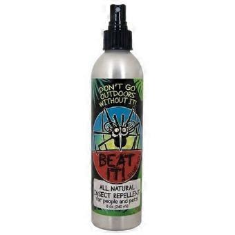 Baudelaire Beat IT All Natural Deet Free Insect Repellent, 8 Oz