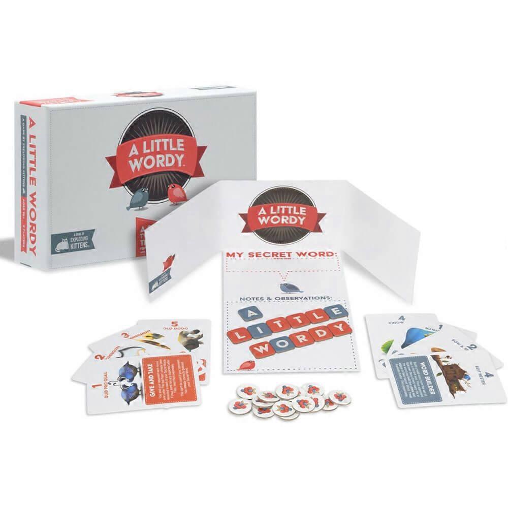 A Little Wordy Two Player Tile Unscrambling Card Game By Exploding Kittens