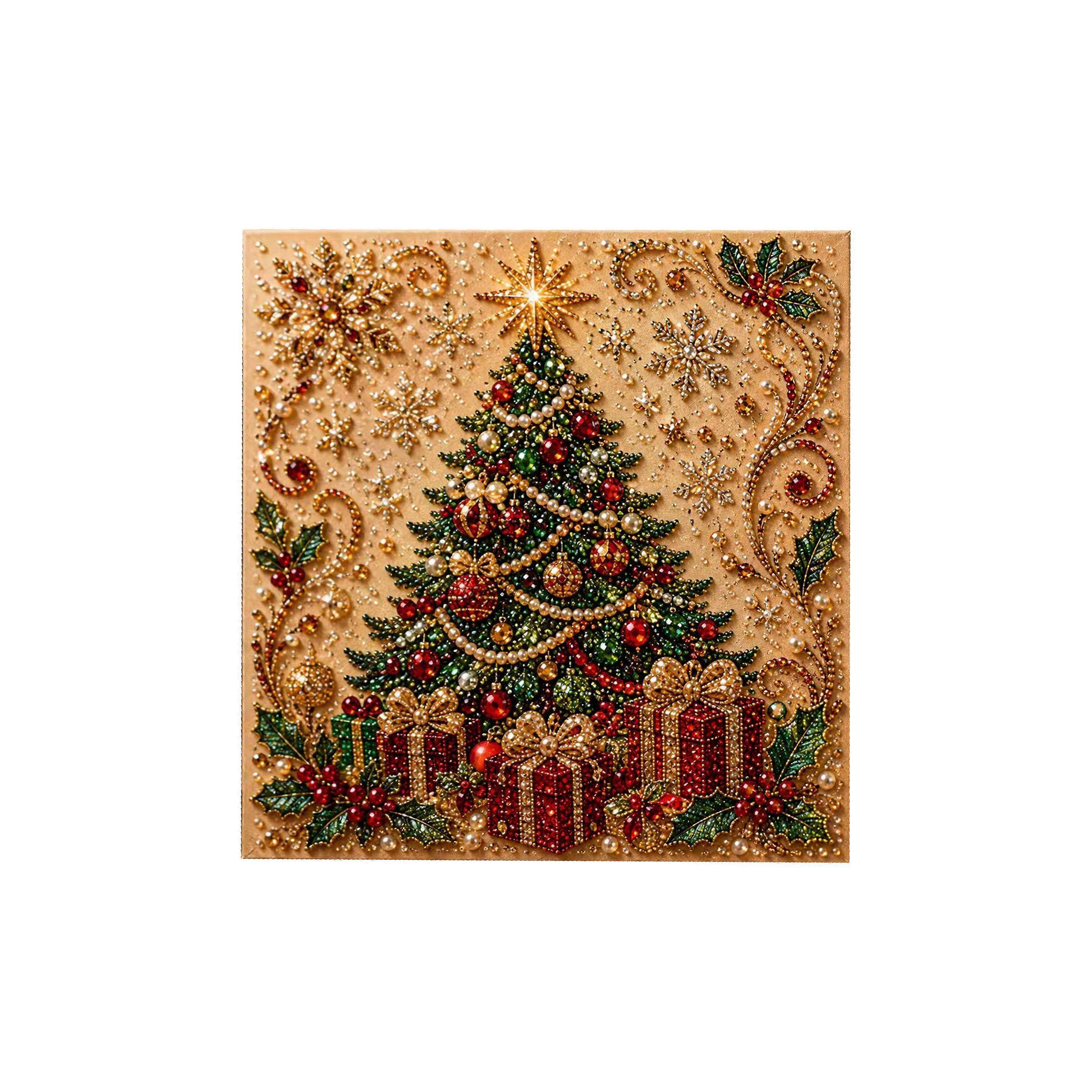 Eight-Star Pearl Art Holiday Tree Kit