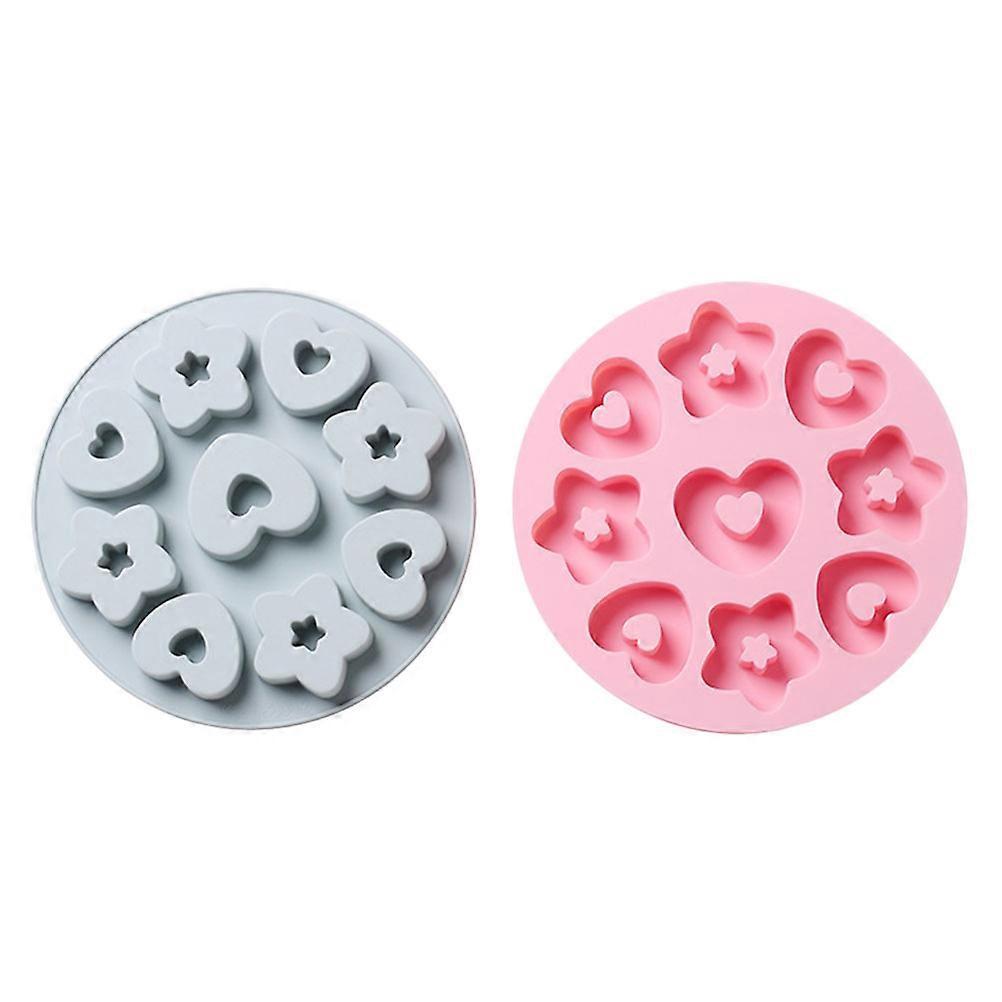 Heart Star Silicone Baking Mould