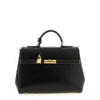Dolce & Gabbana Black Lamb Leather Handbag