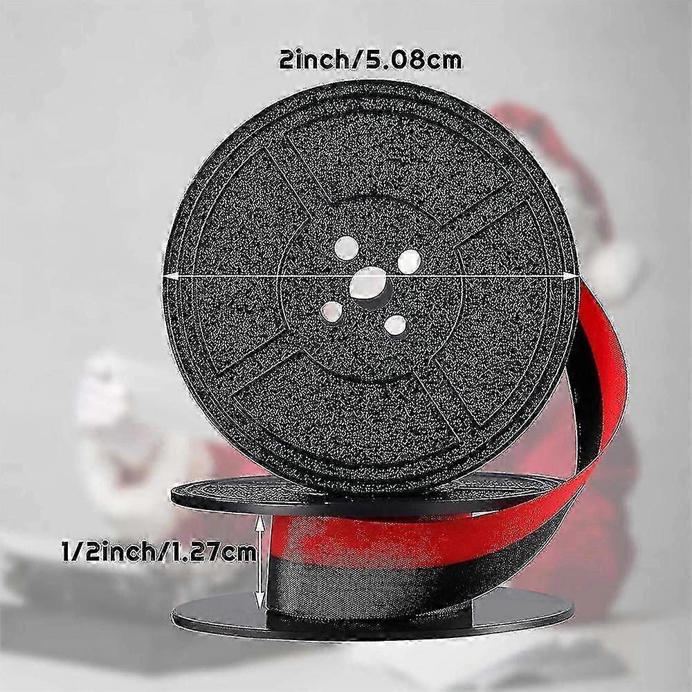 Red and Black Ribbon Spool for Typewriter 2Pack Compatible with Typewriter