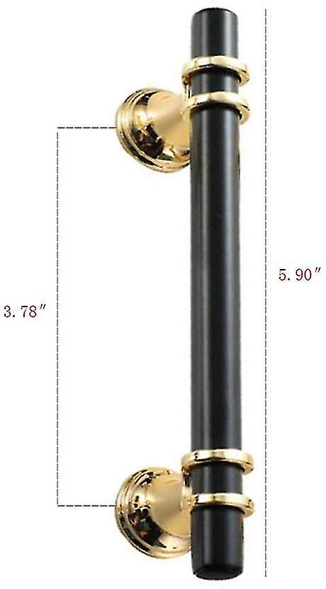 4 Pieces Simple Cabinet Handle Cupboard Dresser Drawer Double Hole Handle