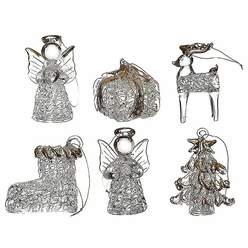 Heaven Sends Festive Glass Christmas Tree Decoration