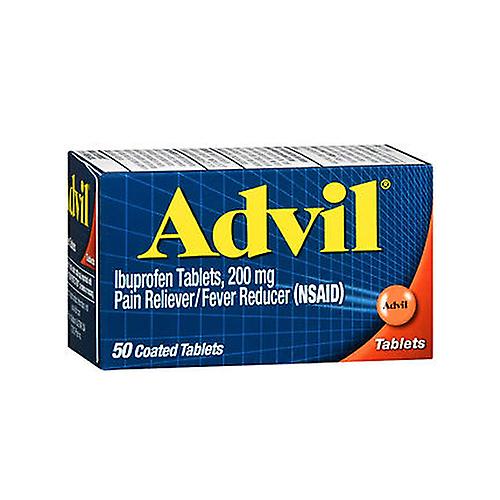 Advil  Pain Reliever And Fever Reducer Coated Tablets ,200 mg ,50 tabs