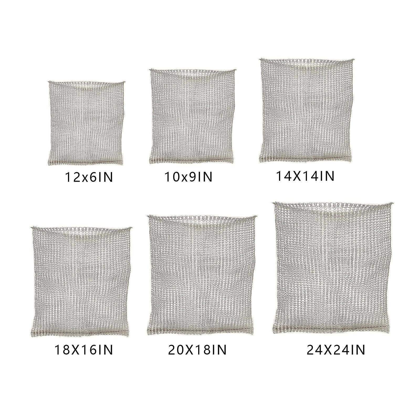 Resistente in acciaio inossidabile Guard Basket Protective Net Plant Pot Root Protector Mesh Bag