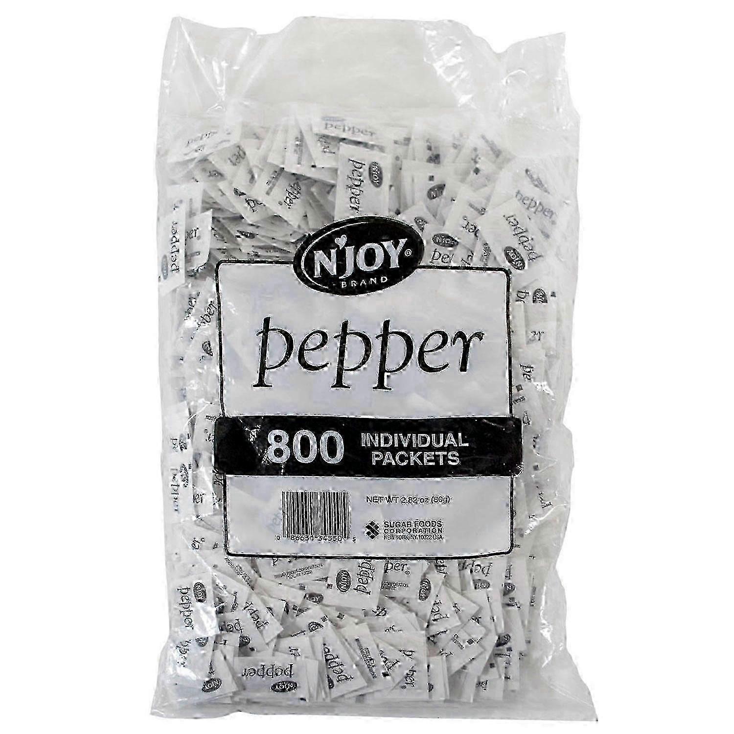 N'joy Pepper Packs, 800 Ea