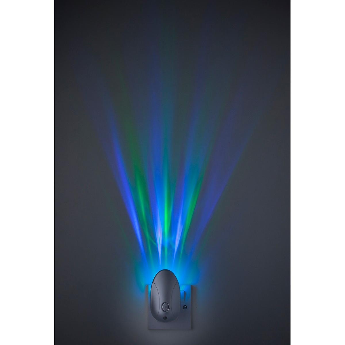 Firstlight - LED 1 Light Projector Night Light Silver, RGB