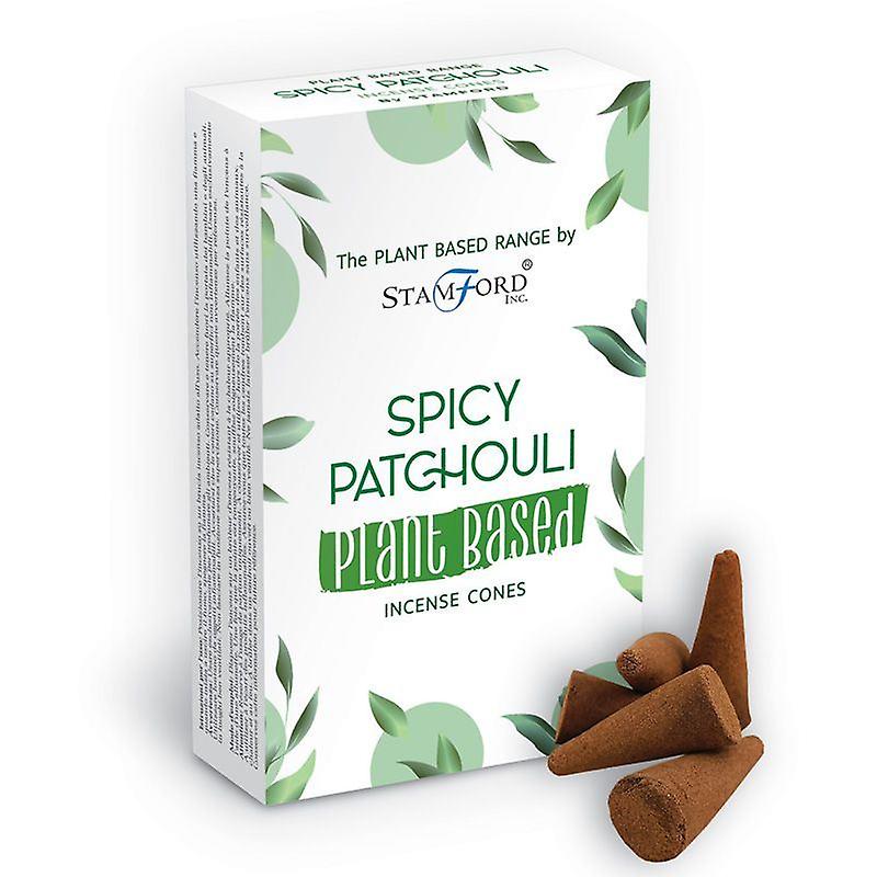 Spicy Patchouli Plant Based Incense Cones by Stamford