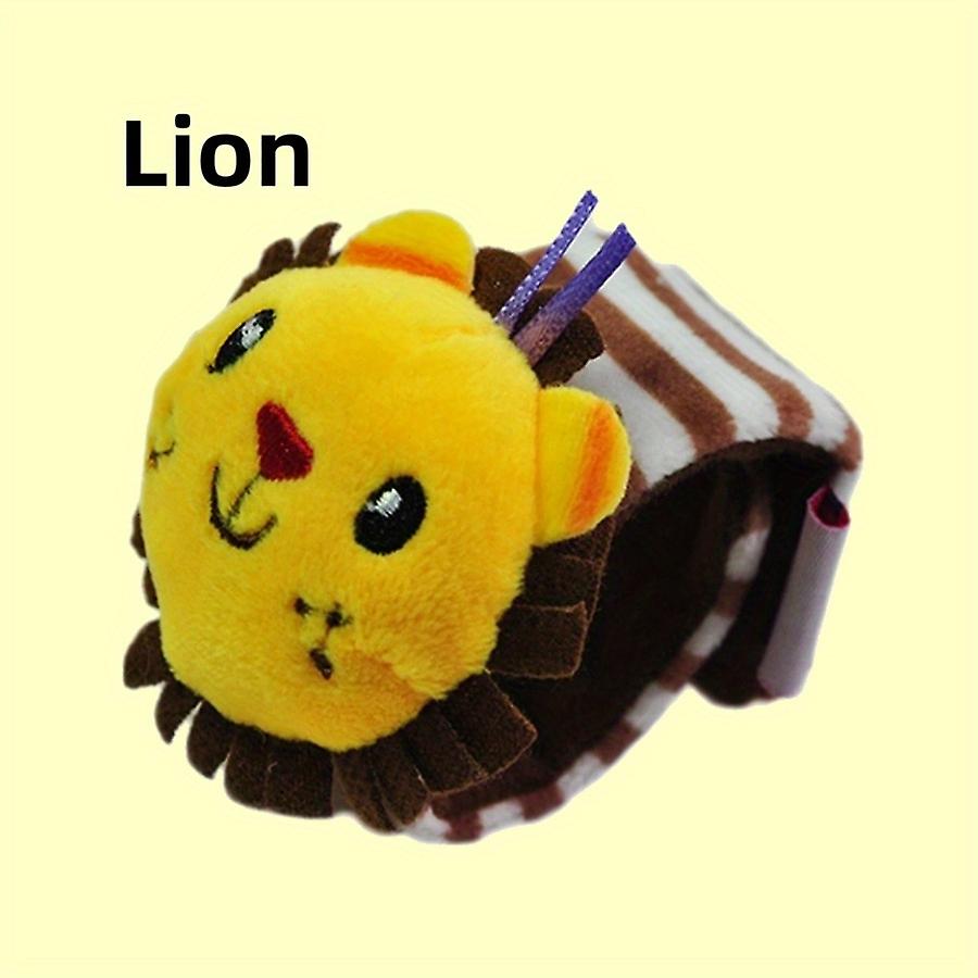 Animal Rattles Hand Wrist Band Cute Baby Bell Ring Strap Shape Color Cognition Hearing Development Educational Infant Plush Toy