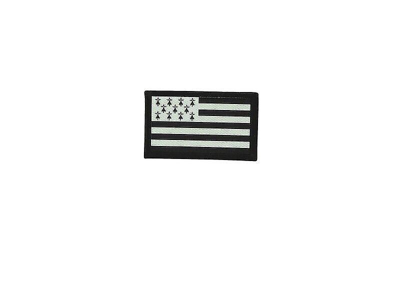 Patch Ecusson Brode Prints Travel Souvenir Backpack Flag Brittany Brittany Breton