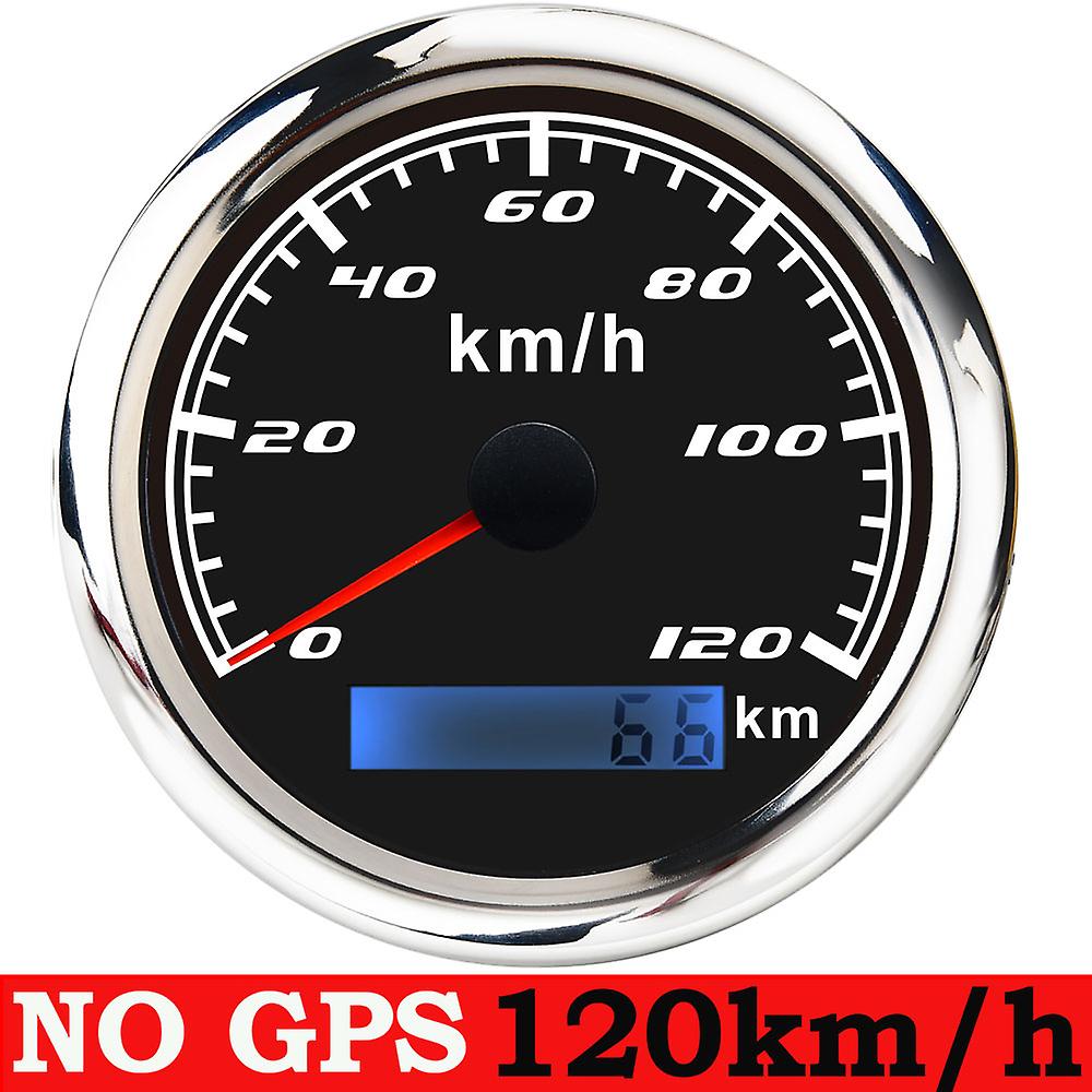 מודעה סירה ימית רכב GPS מד מהירות 85 מ"מ עמיד למים ip67 מד מהירות 30 קמ"ש 60 קמ"ש 120 קמ"ש 200 קמ"ש מד מרחק מהירות עם 7color led