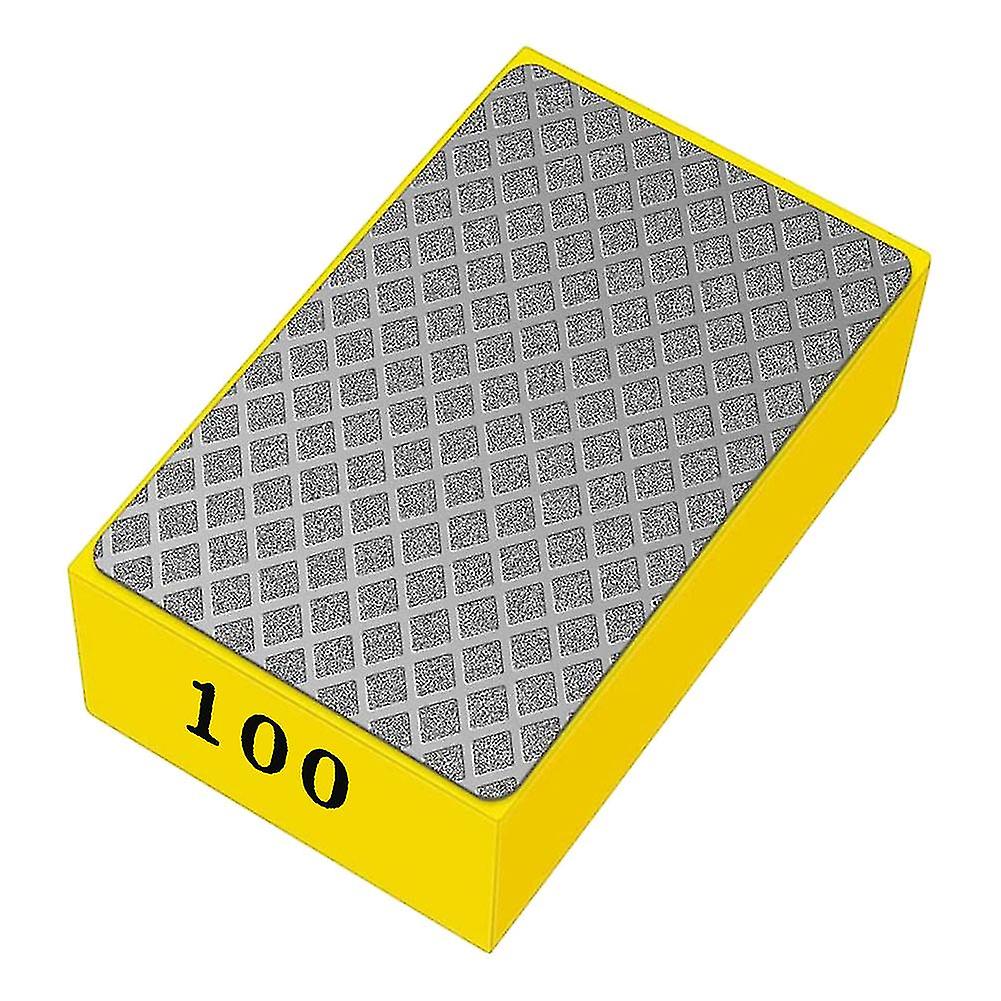 1pcs Diamond Hand Pad Sanding Block Foam Backing Hand- Sanding Block For Sanding Polishing Marble T