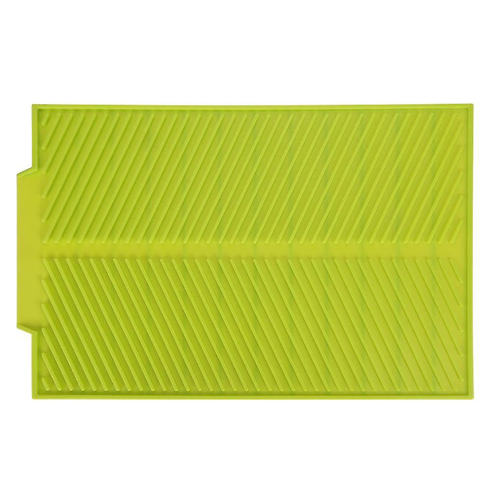Rectangular Silicone Drain Mat Heat-Resistant Drying Pan Mat Non-Slip Tray For Kitchen Sink