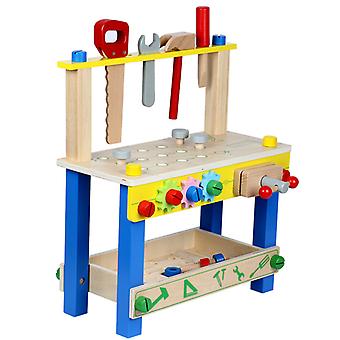 Wooden Tool Bench,Wooden Tool Workbench Educational Kids Tool Bench Wooden Tool Workbench Ultimate Comfort