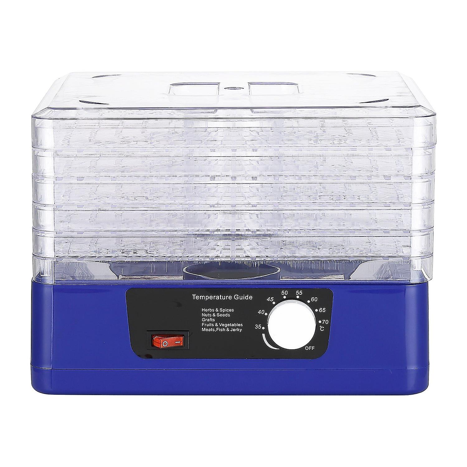 5 Trays Food Dehydrator Automatic Power Off Food Dehydrator Adjustable Intelligent Food Dehydrator f