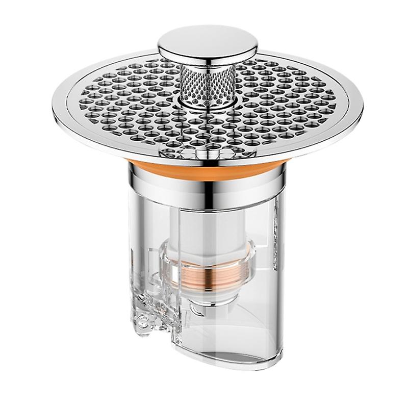 Bouchon de bouchon d’évier de salle de bain en acier inoxydable Filtre pop-up de noyau de lavabo de lavabo