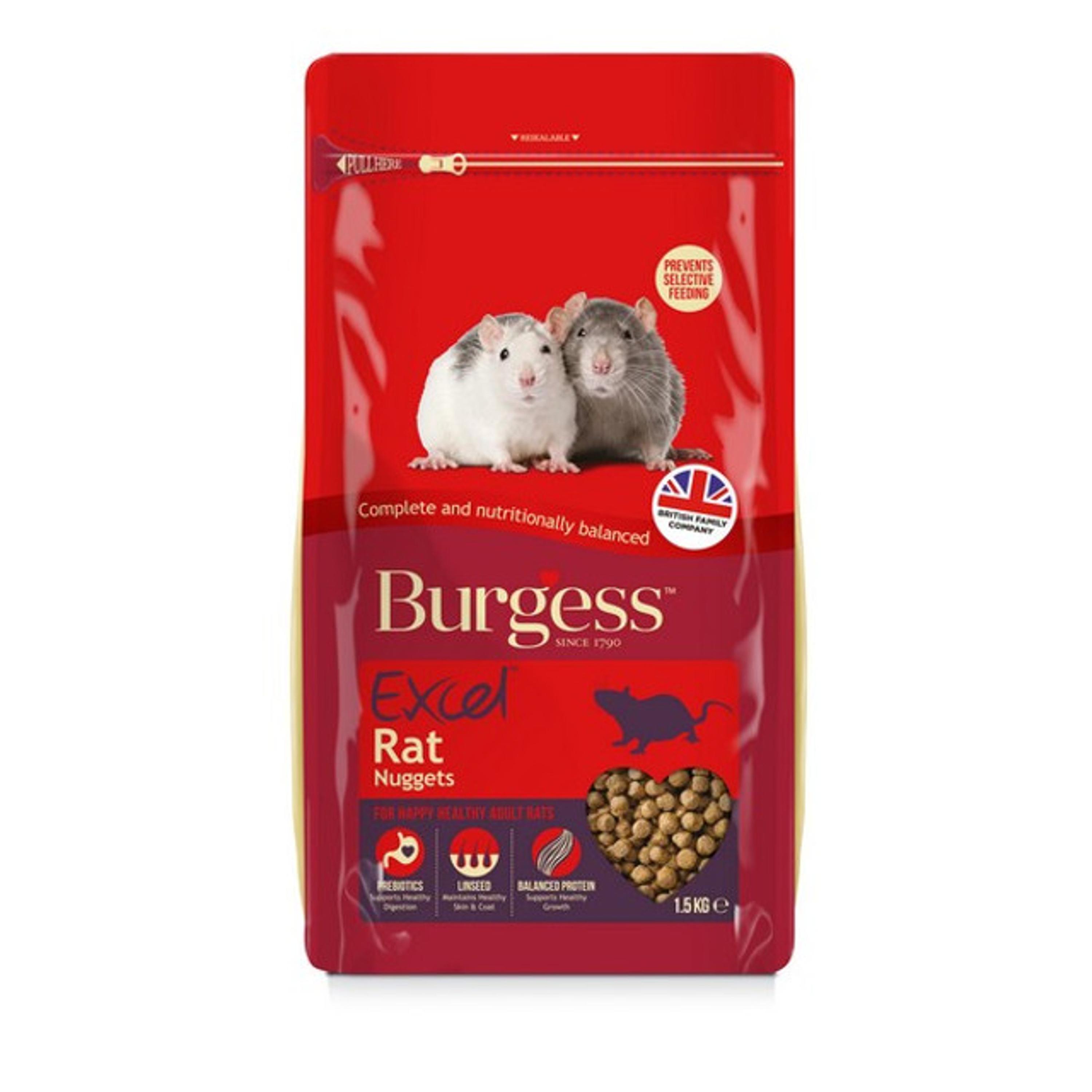 Burgess Excel 大鼠块老鼠粮 1.5 公斤