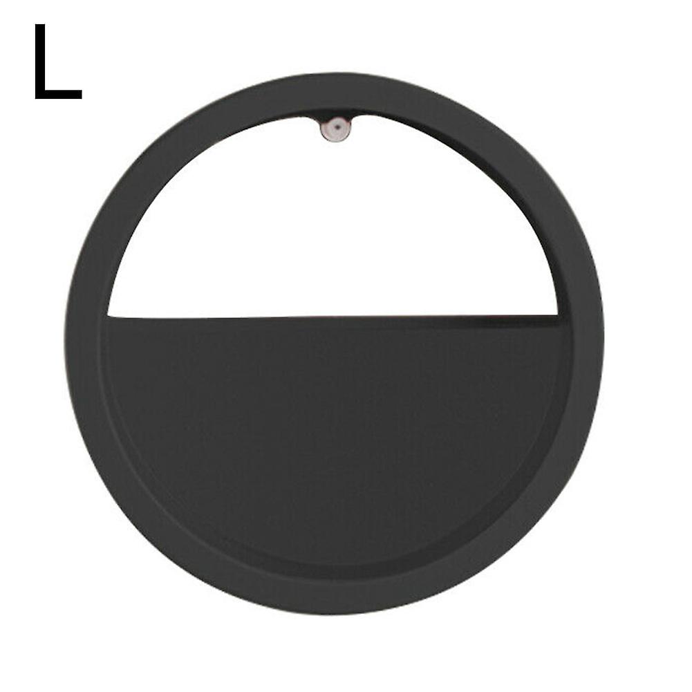 Flower Hanging Round Basket Bonsai Wall Hydroponic Planter Pot with Light Tube Home Wall Craft Decoration