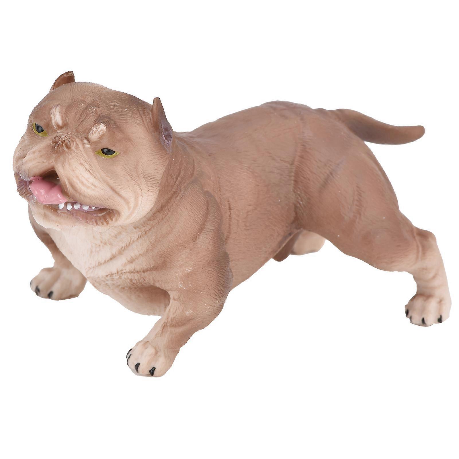 Bulldog Simulation Model - Decorative and Collectible Educational Toy
