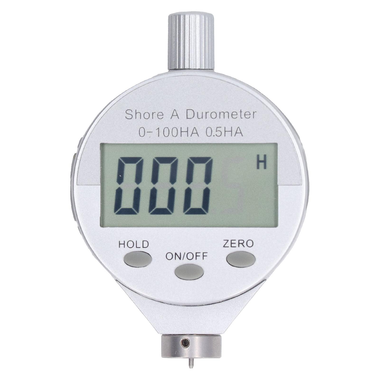 Digital Hardness Tester 0 To 100HA Type A Durometer High Resolution Aluminum Alloy Portable Hardness Gauge 