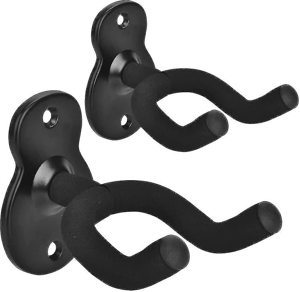 Set med 2 väggfästen för akustisk gitarr, elgitarr, klassisk gitarr, bas och Ukul-hao