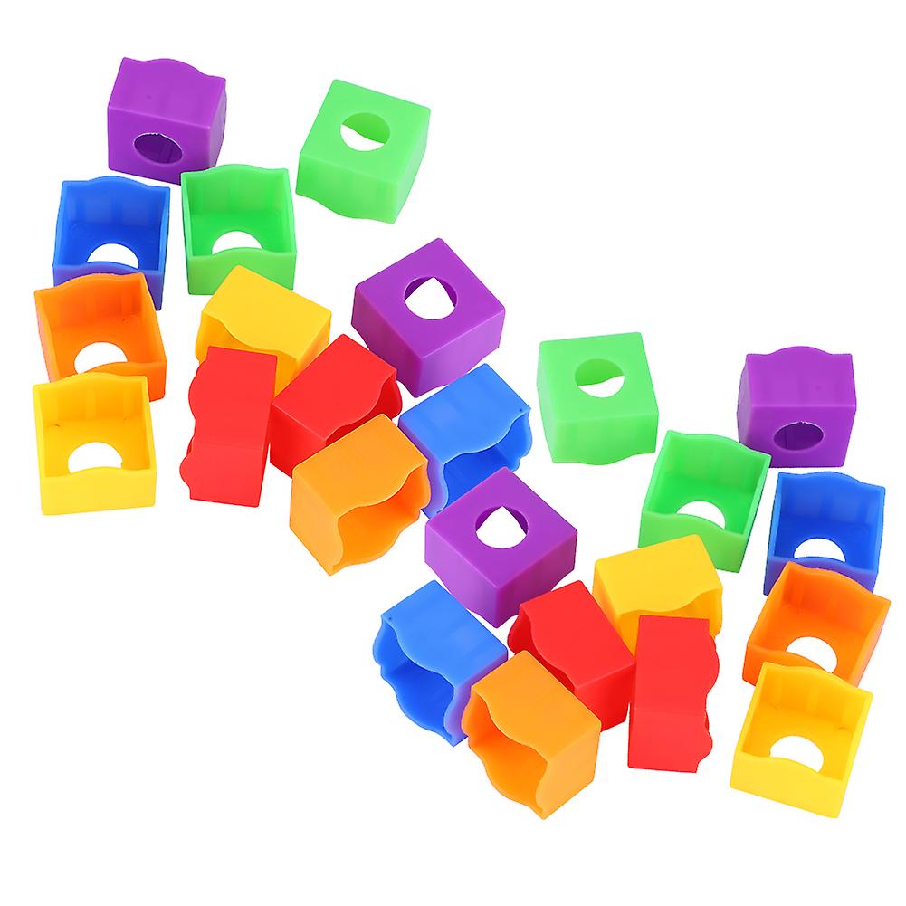 24PCS Multi Color Plastic Billiard Chalk Holders Case 17x12x2cm