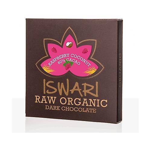 Cru Chocolate Tablette - Framboise & Crà © me coco - 75g 1 unit of 75g (Coconut - Raspberry)