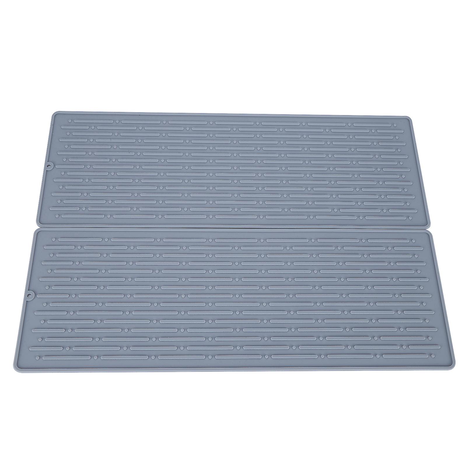 Soda Draining Rack, Silicone Pad, Dish Mat
